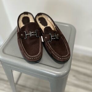 Cole Haan Mardi shearling-lined mule loafers
